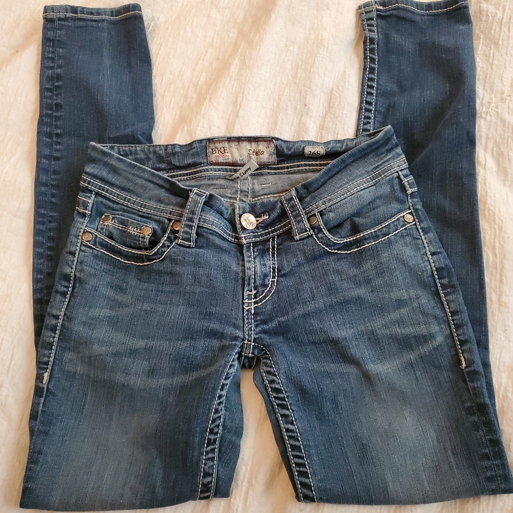 BKE Denim Buckle Jeans Sz 26S Stella Skinny Jeans
